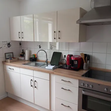 1#netflix &wlan &kingsize Bett &kaffee Maschine & Zentral & 500m Innenhafen & 2 Min U Bahn Apartmán Duisburg